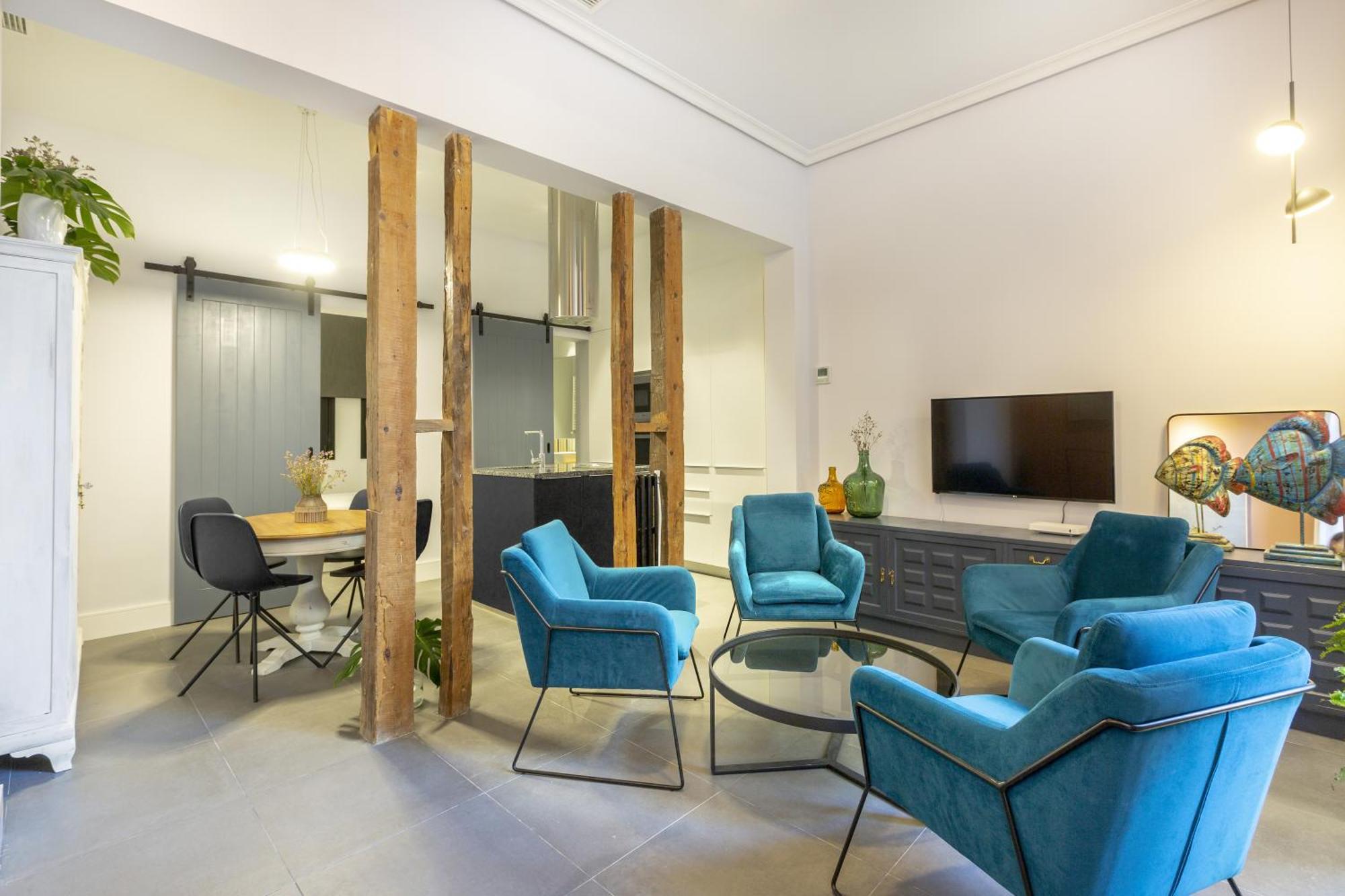 Apt Centrico Y Tranquilo De 2 Hab Madrid Exteriér fotografie