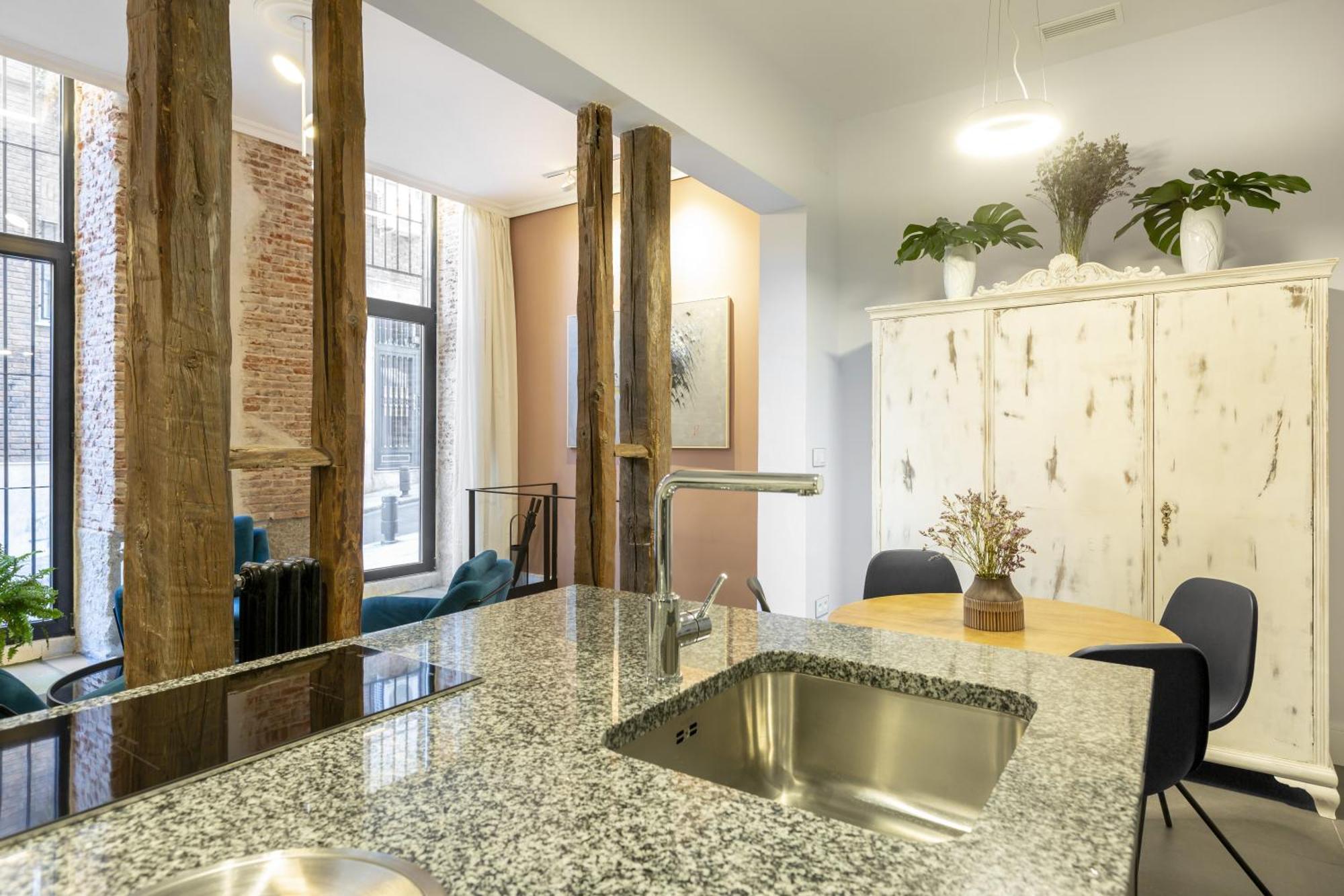 Apt Centrico Y Tranquilo De 2 Hab Madrid Exteriér fotografie