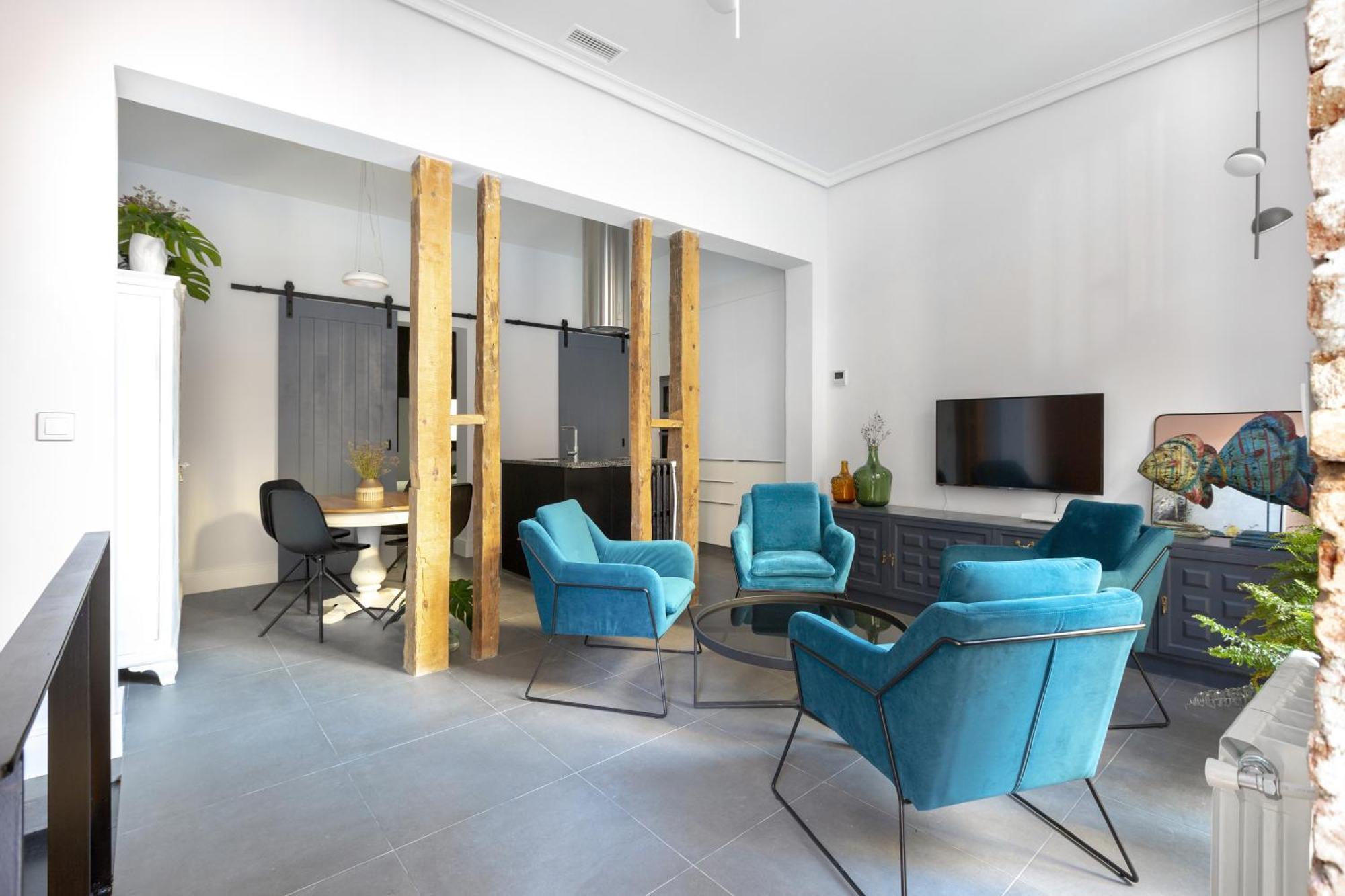 Apt Centrico Y Tranquilo De 2 Hab Madrid Exteriér fotografie