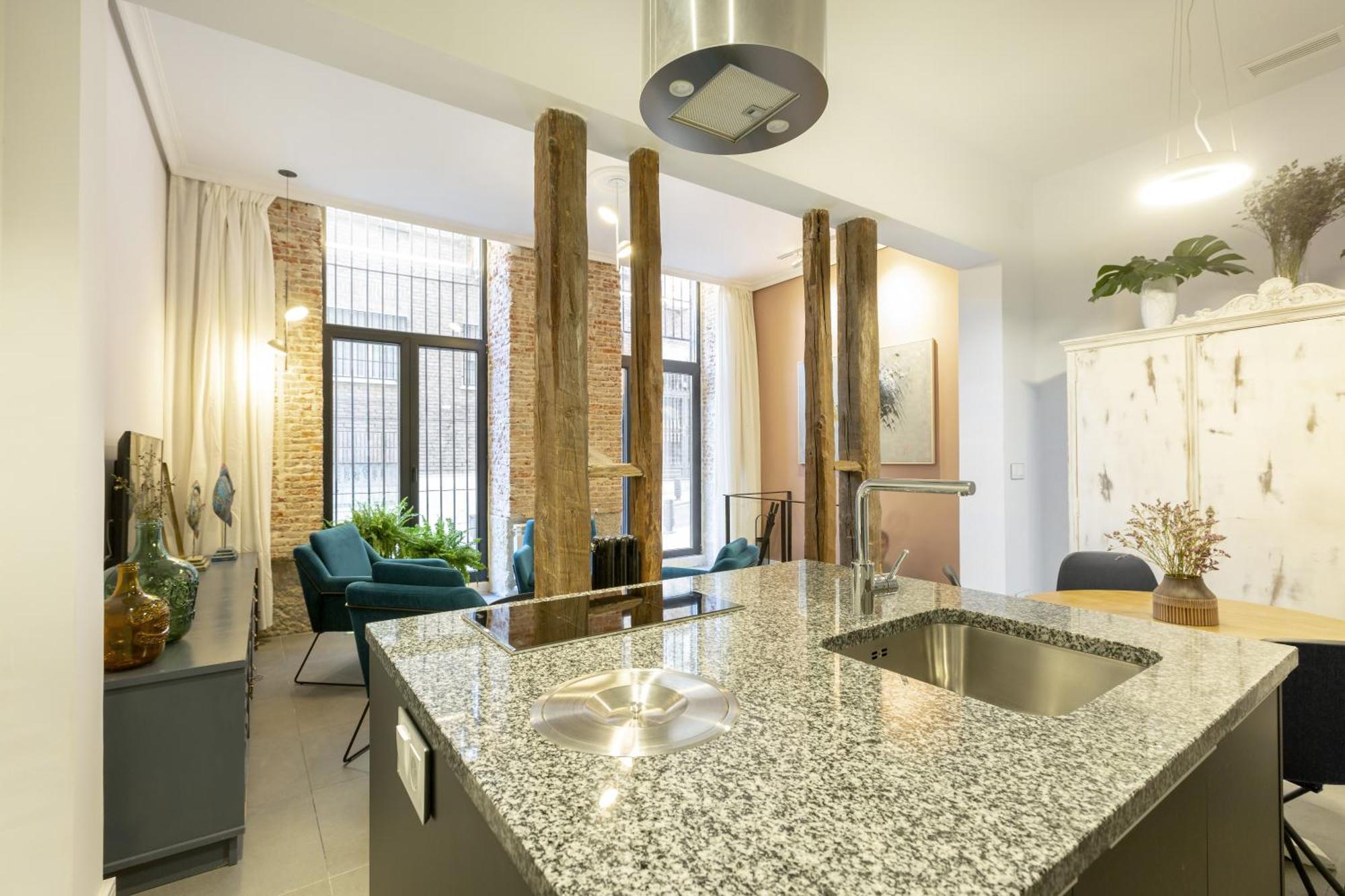 Apt Centrico Y Tranquilo De 2 Hab Madrid Exteriér fotografie